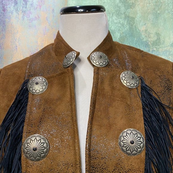 NWT📌CR RanchWear Show Stopper Faux Leather Jacket - Picture 3 of 16